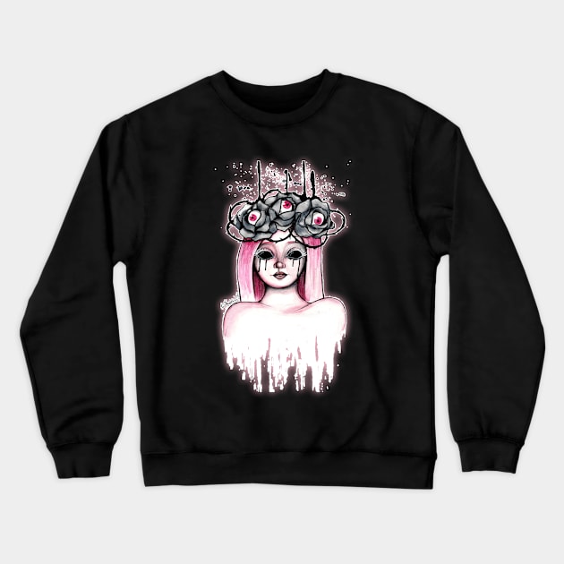 Beautiful Nightmare Crewneck Sweatshirt by Lyxy